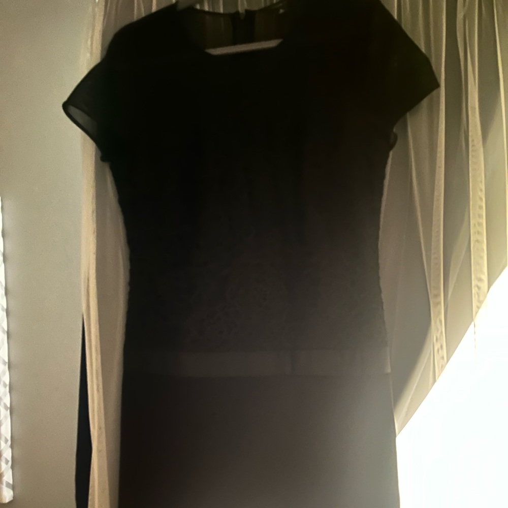 Ann Taylor Holiday Dress with Bow Size 8